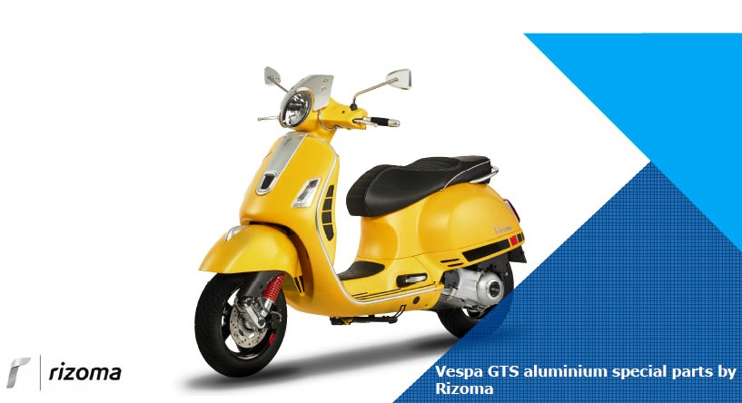 La linea di accessori Rizoma per VESPA GTS – VESPA GTS SUPER La linea di accessori Rizoma per VESPA GTS – VESPA GTS SUPER